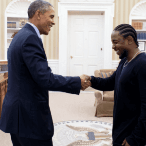 Kendrick Lamar Meets President Obama at The White House