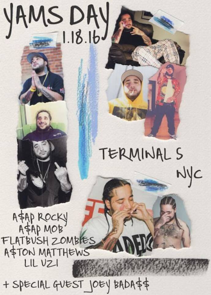 Watch ASAP Rocky & ASAP Mob’s Yams Day Concert In NYC