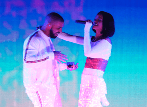 Rihanna Performs with Drake & SZA at BRIT Awards