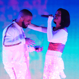 Rihanna Performs with Drake & SZA at BRIT Awards