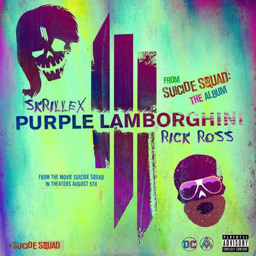 Rick Ross and Skrillex Purple Lamborghini