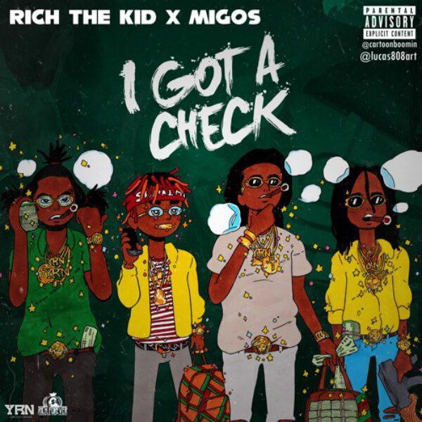 Quality Control label mates Rich The Kid & Migos connect once again for “Check.” Produced by LabCook, the track serves as the latest leak off their forthcoming effort, Streets On Lock 5.