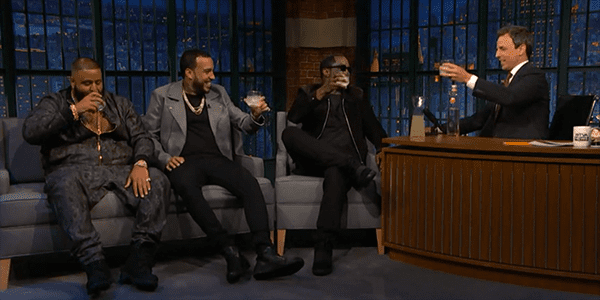 Puff Daddy, DJ Khaled & French Montana All Drop By 'Late Night'