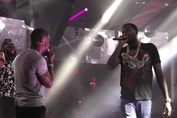 Round 2: Meek Mill Battles Kevin Hart (aka Chocolate Droppa) In Las Vegas