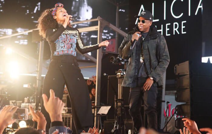 Nas, Jay Z, Q-Tip, Questlove and More Join Alicia Keys During Times Square Concert