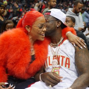 Gucci Mane Proposes to Keyshia Ka’oir at Atlanta Hawks Game