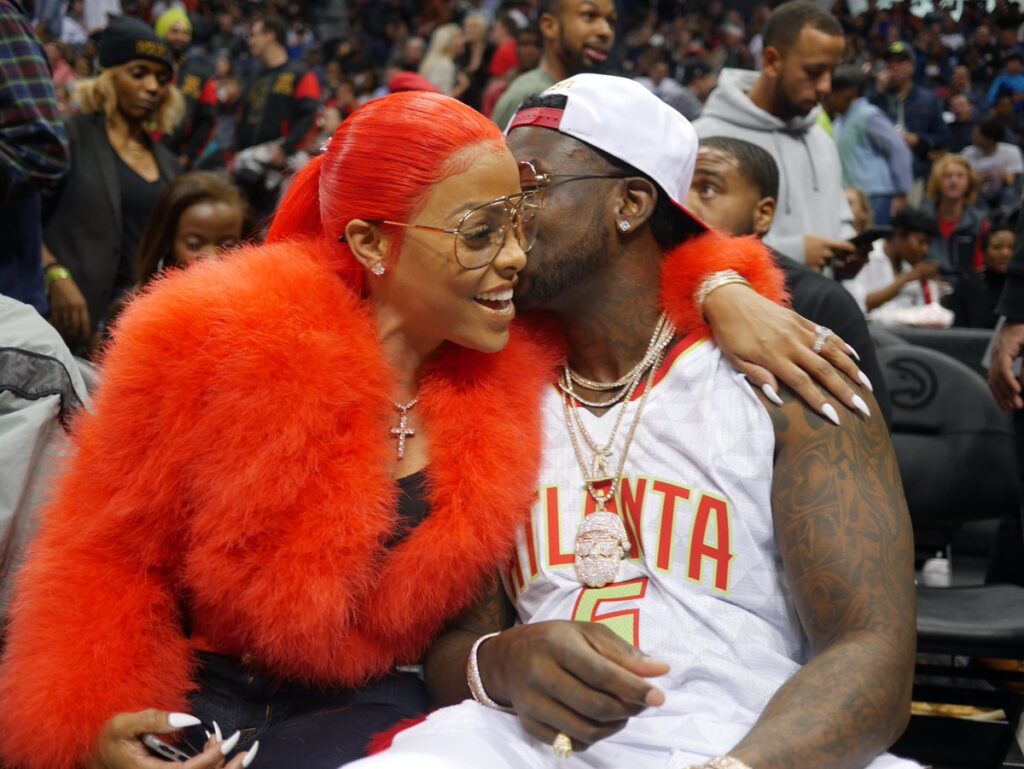 Gucci Mane Proposes to Keyshia Ka’oir at Atlanta Hawks Game