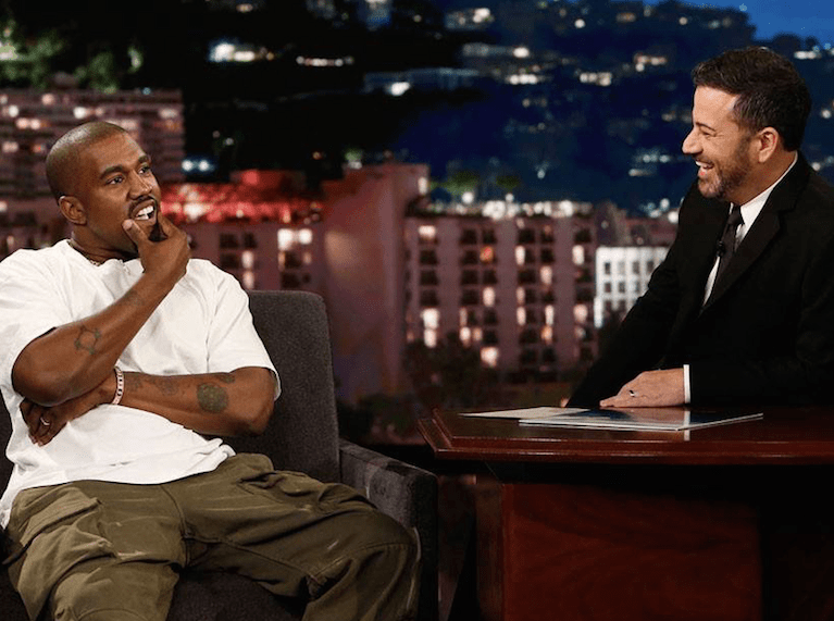 kanye west jimmy kimmel