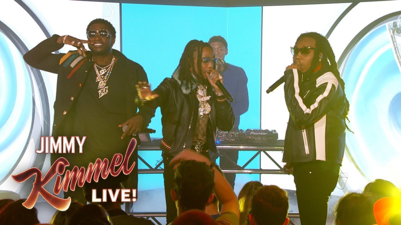 Gucci Mane & Migos Perform “I Get the Bag” on ‘Jimmy Kimmel Live!’