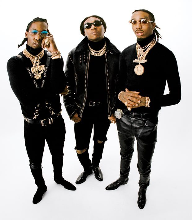 Offset, Takeoff and Quavo (from left) Theo Wenner for Rolling Stone