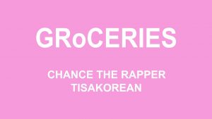 Chance the Rapper