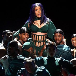 cardi b bet awards performance press clout