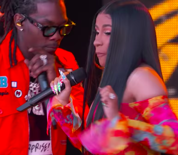 offset cardi b Jimmy Kimmel live