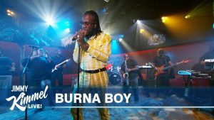 burna boy anybody jimmy kimmel live