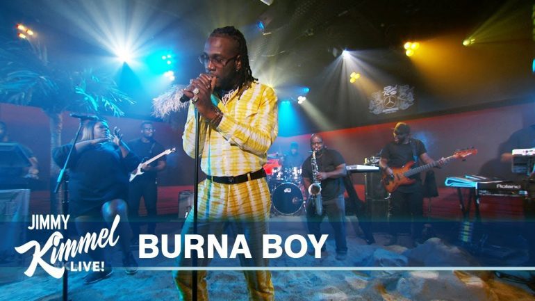burna boy anybody jimmy kimmel live