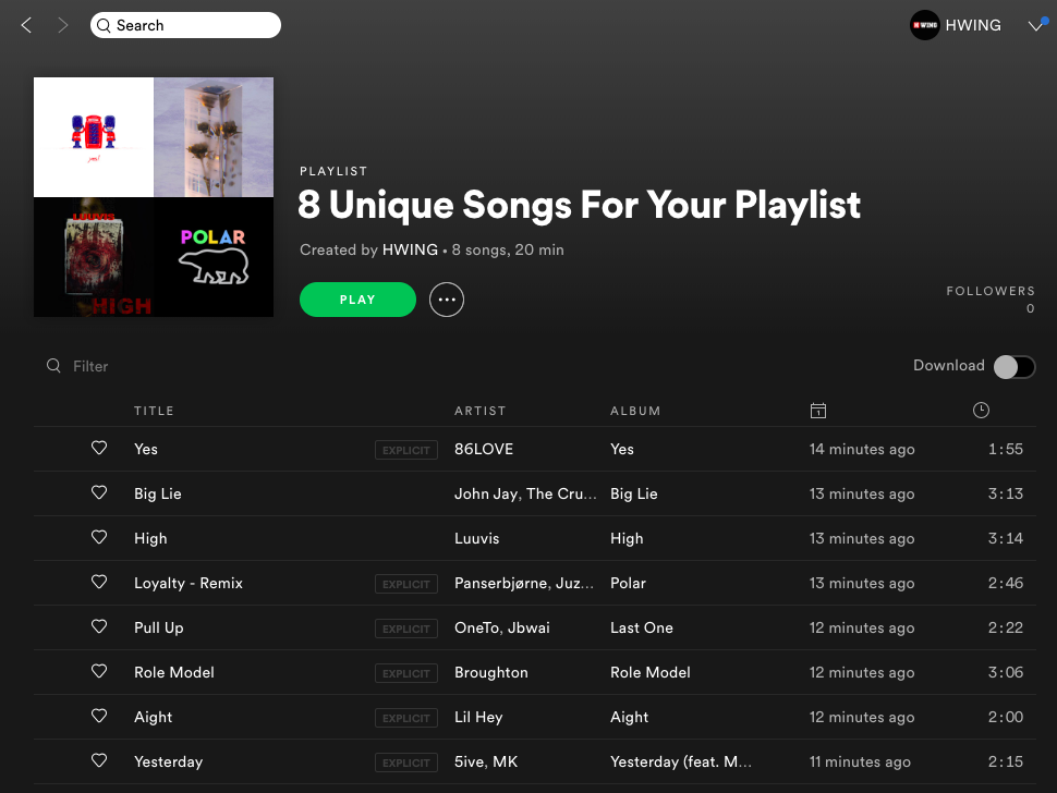 8 unique songs for your playlist