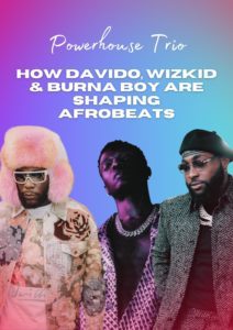 Power house trio wizkid davido burna boy
