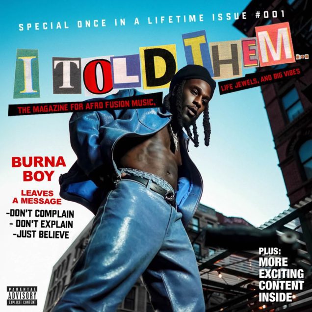 burna boy i told them