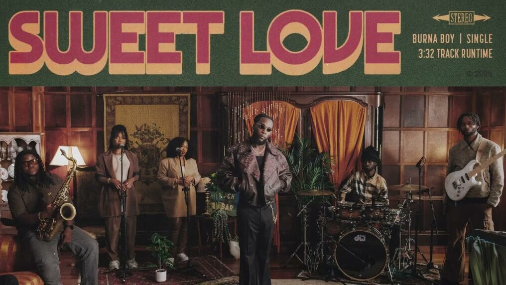 Burna Boy sweet love single